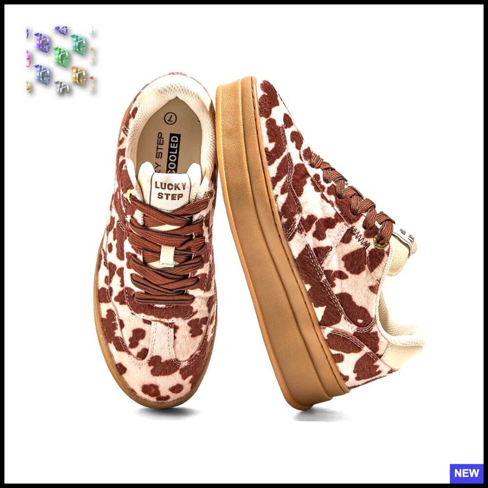 Chunky Platform Sneakers Retro Fashion Comfortable Walking Shoes Casual Trainers - Picture 1 of 7